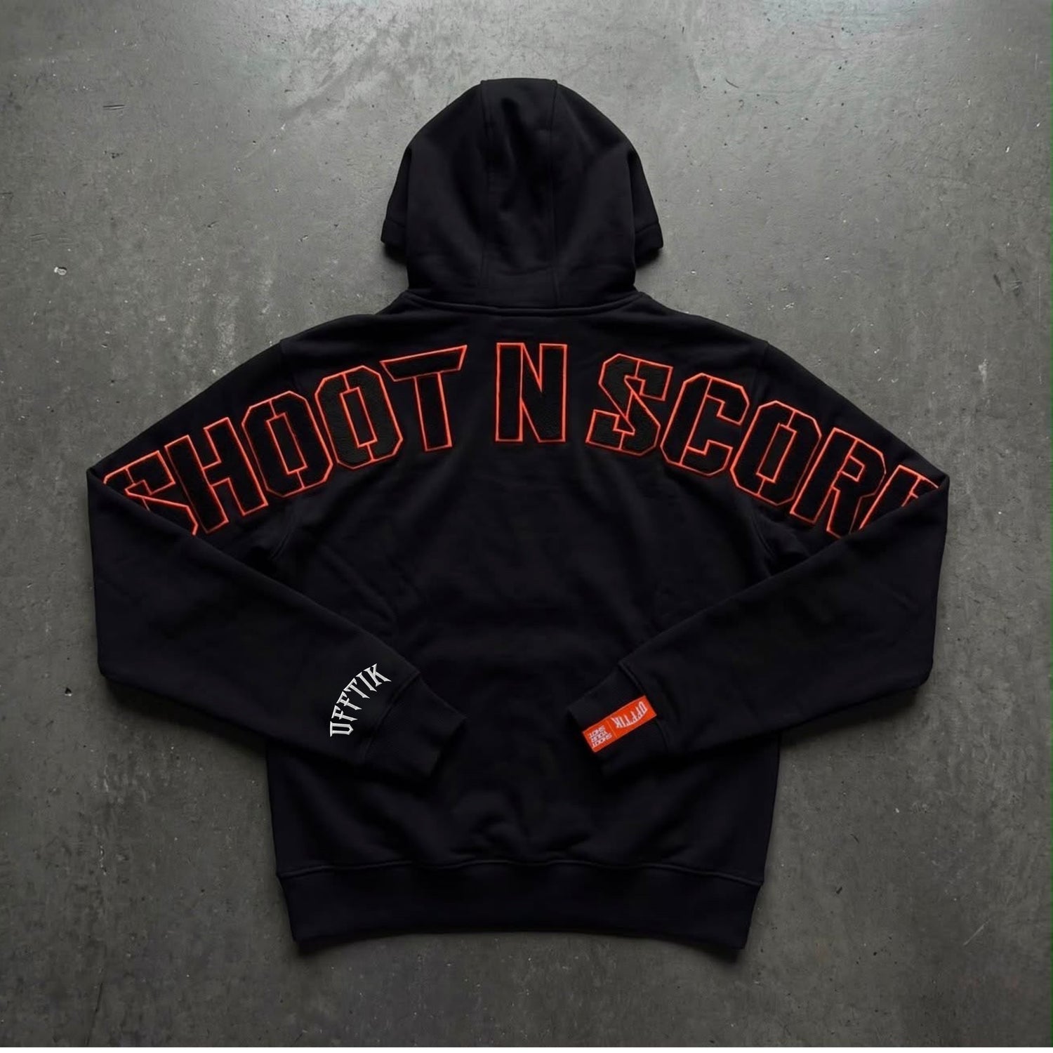 SNS Hoodie Black/Orange