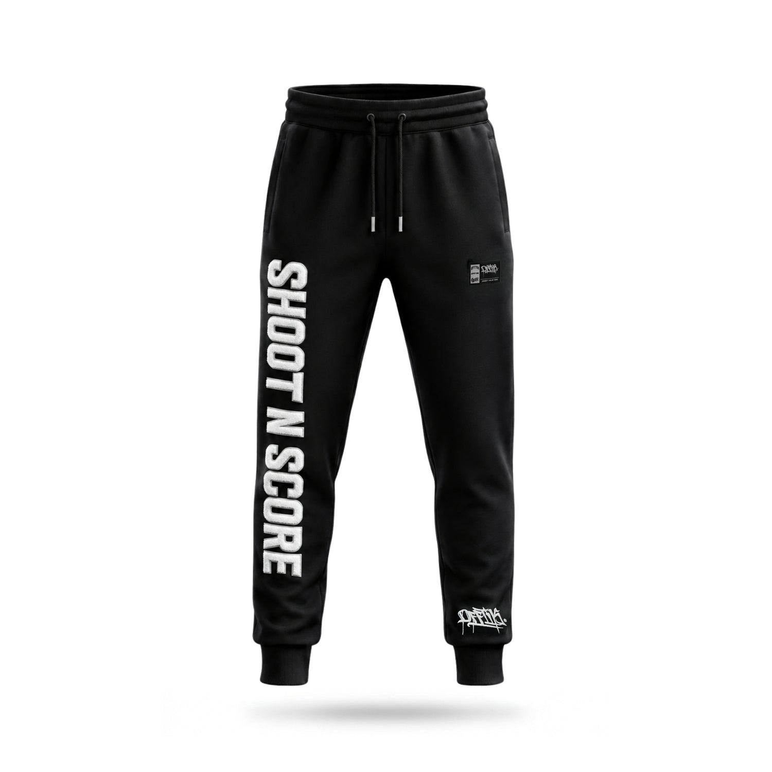 Shoot 'N' Score Trackies Black/White