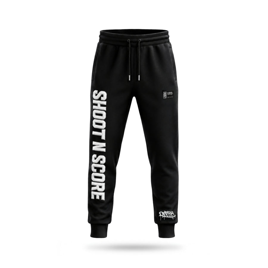 Shoot 'N' Score Trackies Black/White