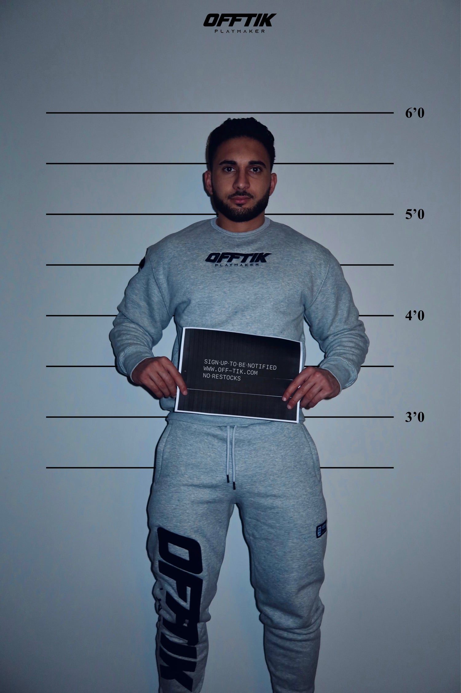 Playmaker Crewneck Grey/Black