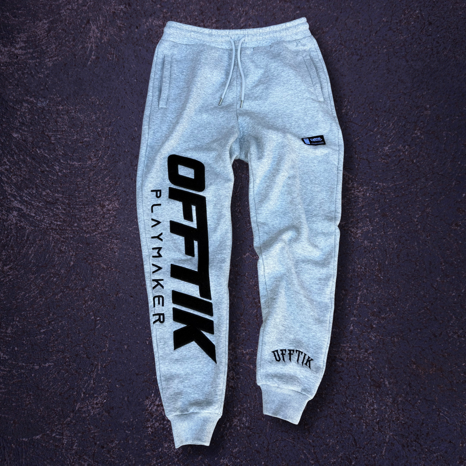 Playmaker Trackies Grey/Black