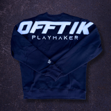 Playmaker Crewneck Navy/White