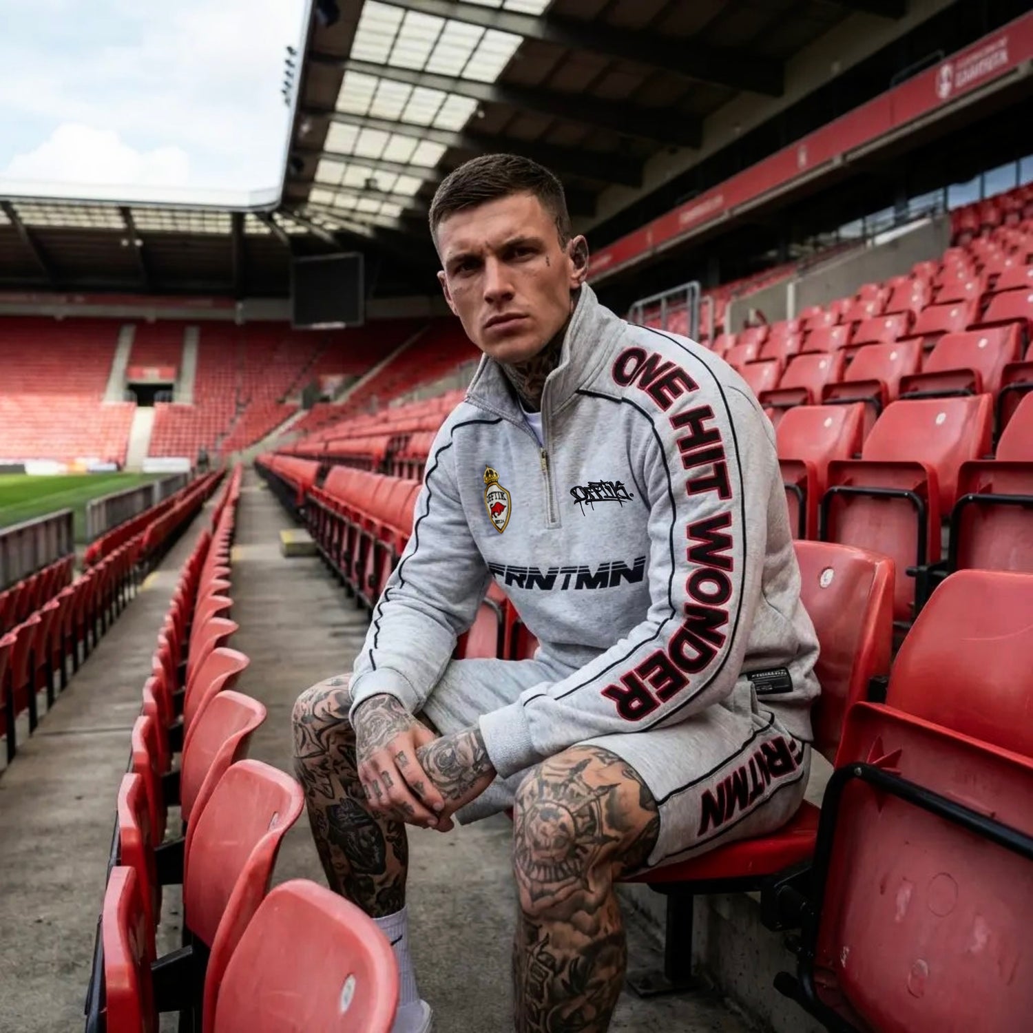 Frontman Shorts Grey/Black