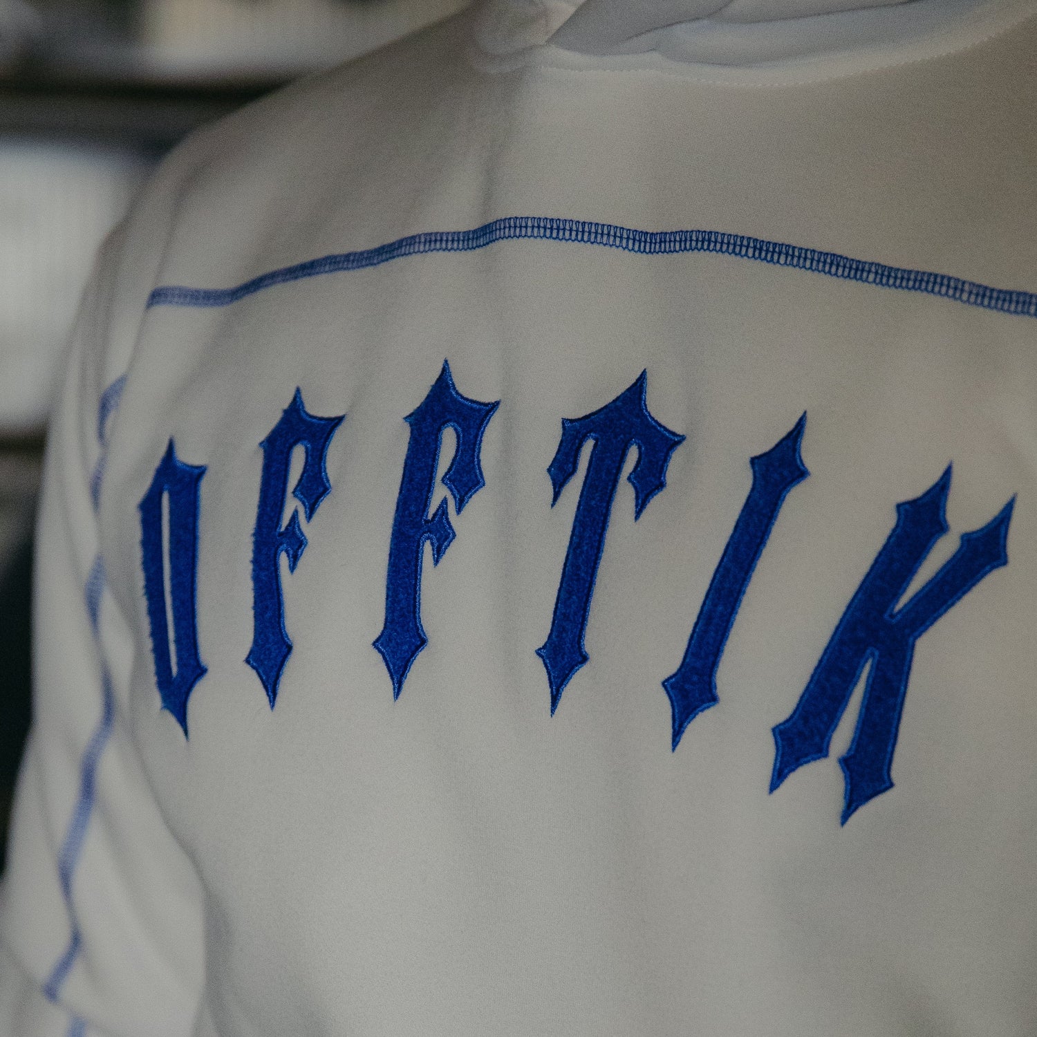 Iron Gate Hoodie White/Blue