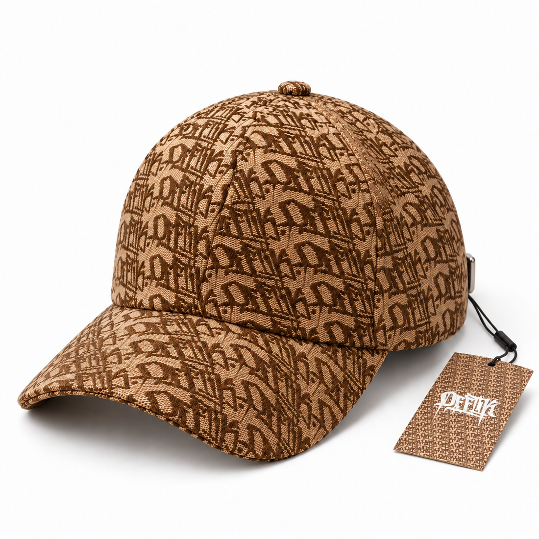 Monogram Baseball Cap Latte, image 4