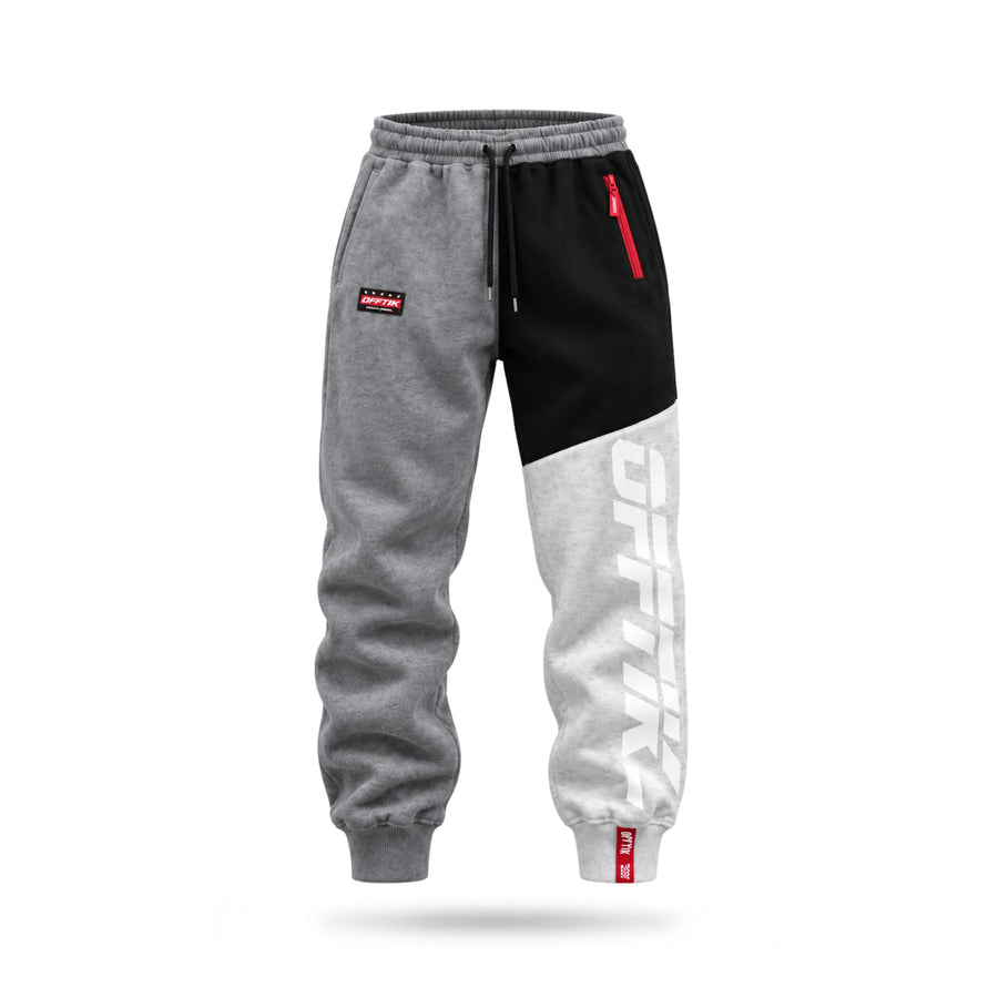 3-Panel Trackies Black/Grey