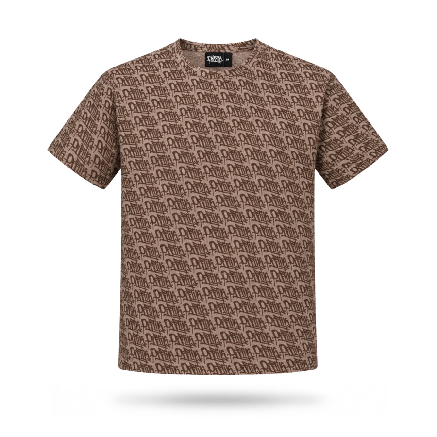 Monogram Tee Beige