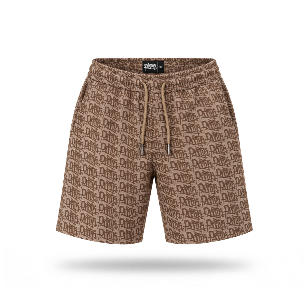 Monogram Shorts Beige