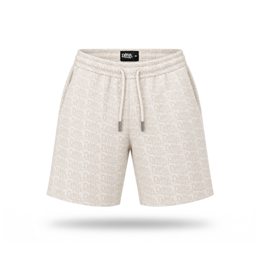 Monogram Shorts Off-White