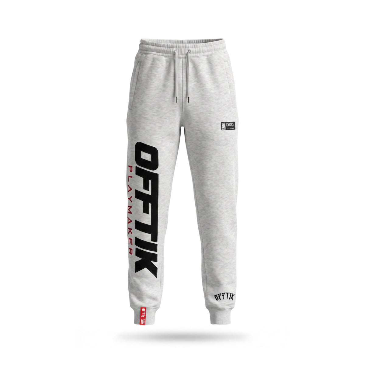 Playmaker Trackies Light Grey/Black