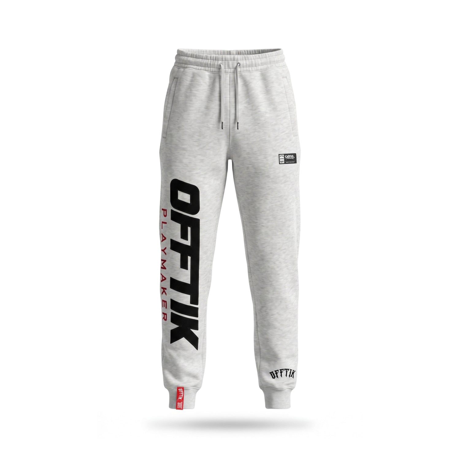 Playmaker Trackies Light Grey/Black