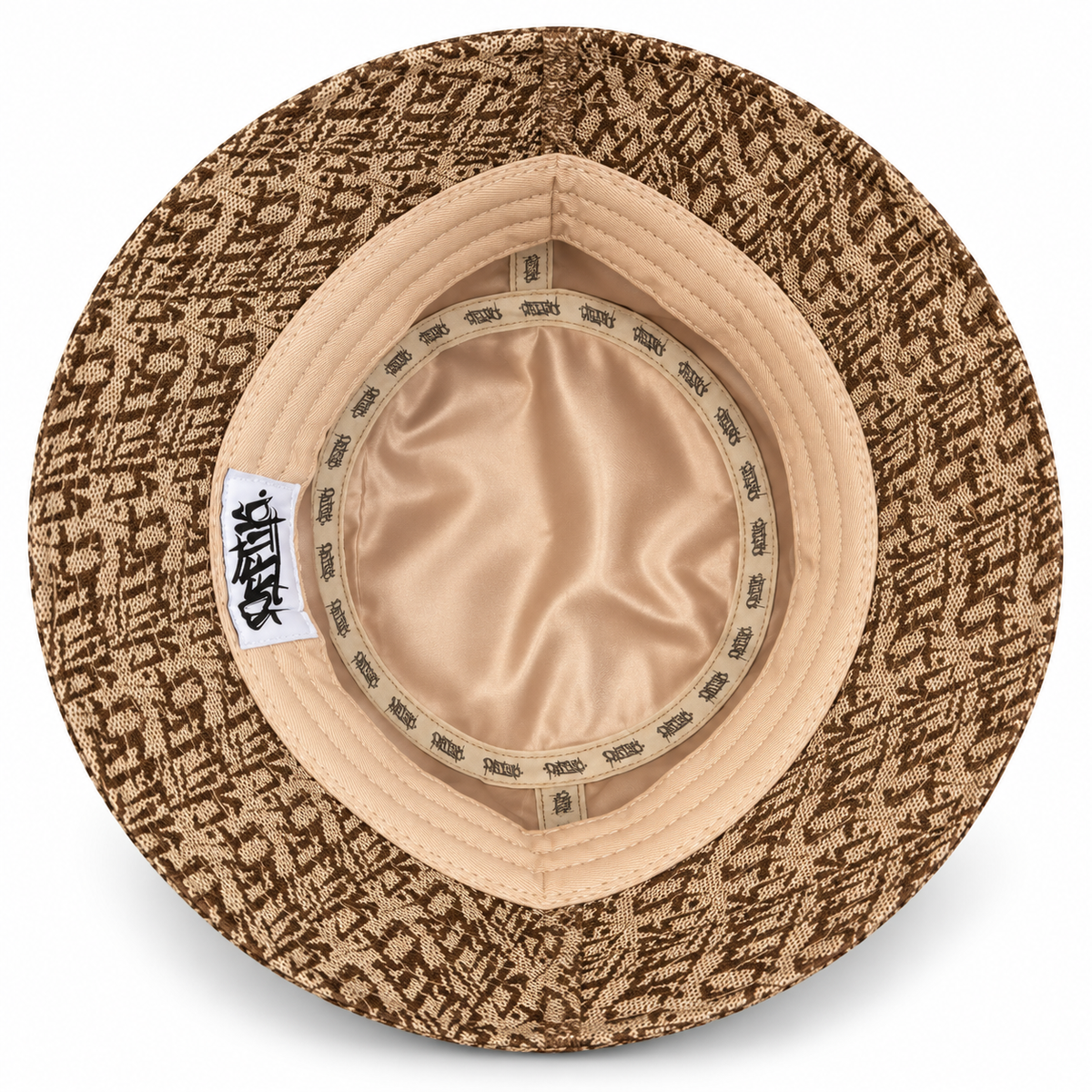 Monogram Bucket Hat Latte, image 2