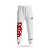 Signature Trackies White/Red