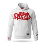 Signature Hoodie White/Red