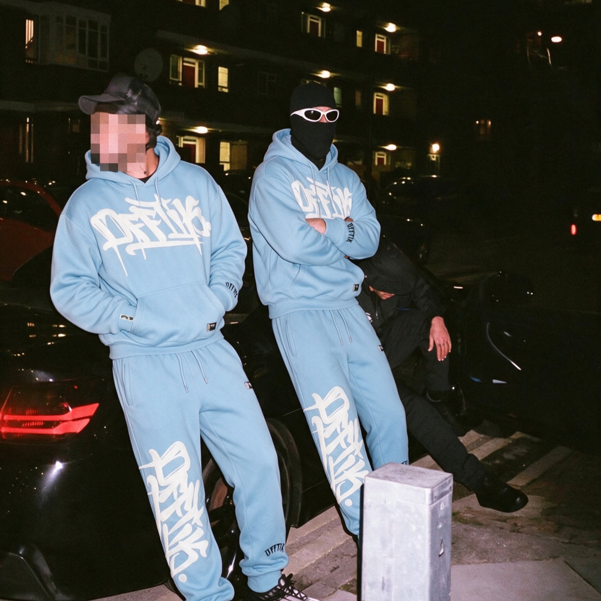 Signature Hoodie Blue/White