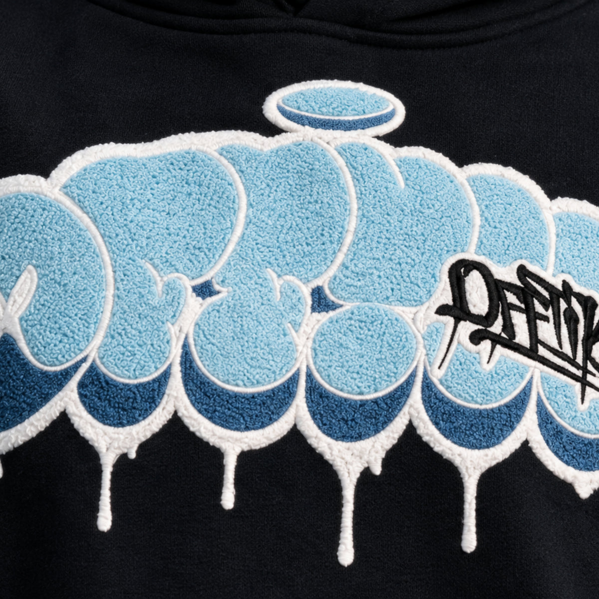 Throwy Hoodie Black/Blue, image 3