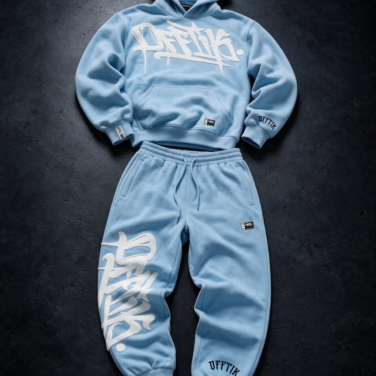 Signature Trackies Blue/White