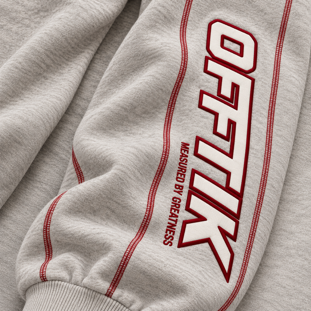 MBG Trackies Grey/Red, image 2