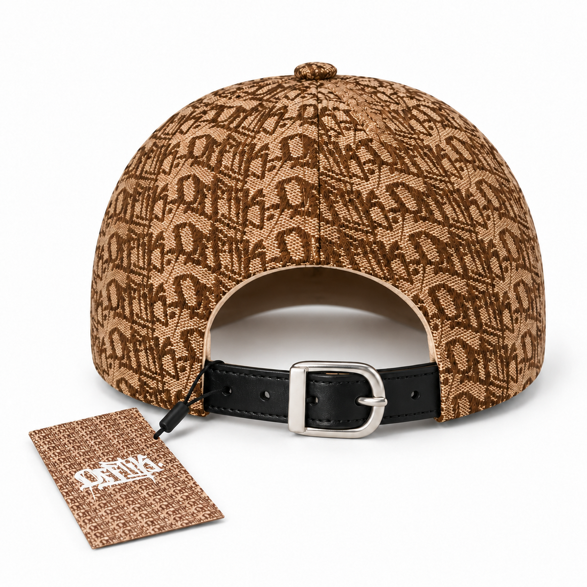Monogram Baseball Cap Latte
