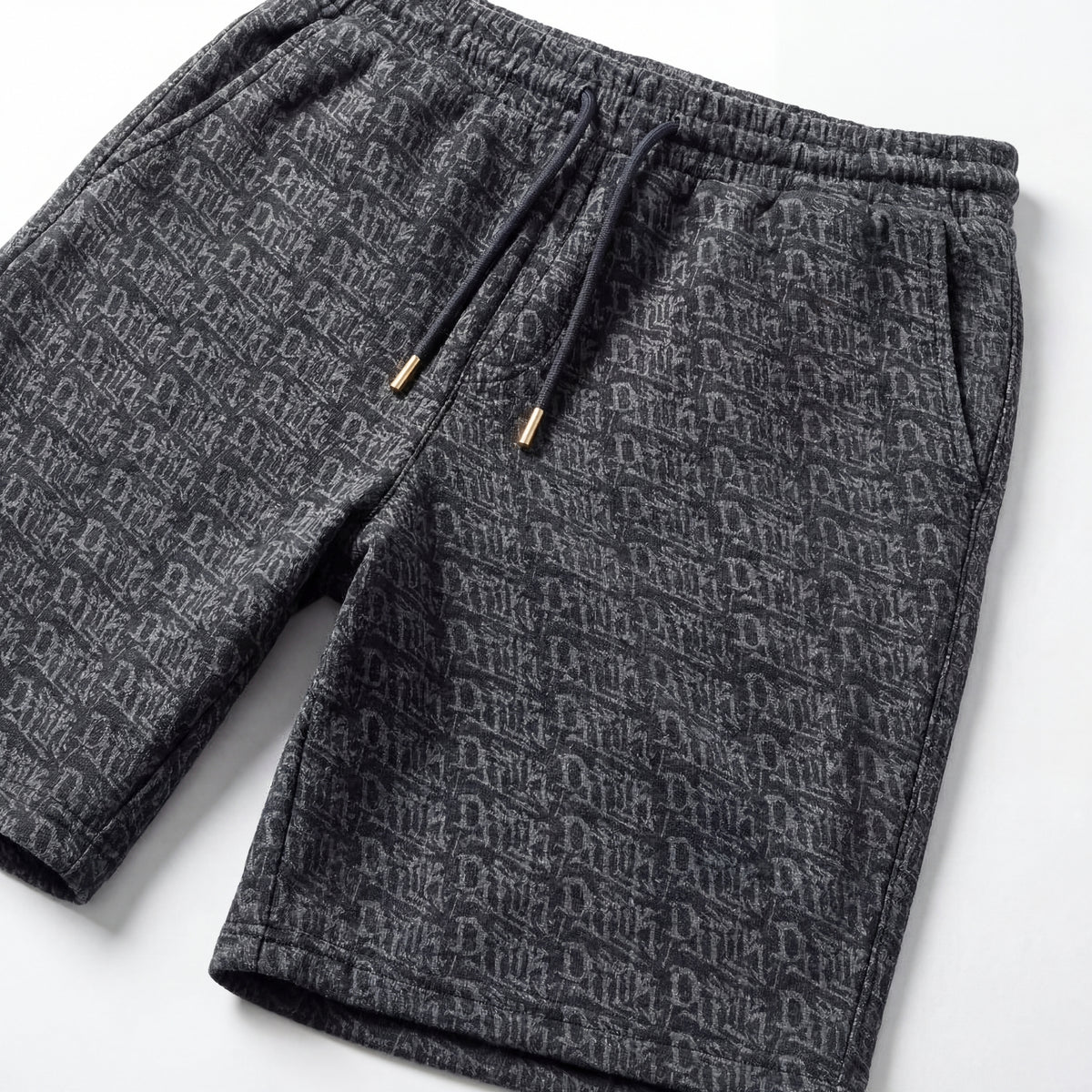 Monogram Shorts Charcoal, image 4