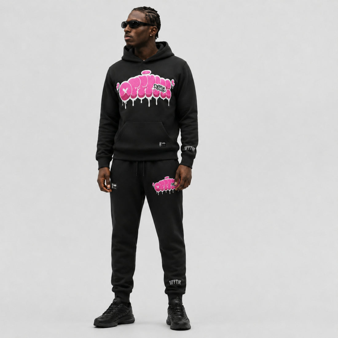Throwy Trackies Black/Pink, image 7