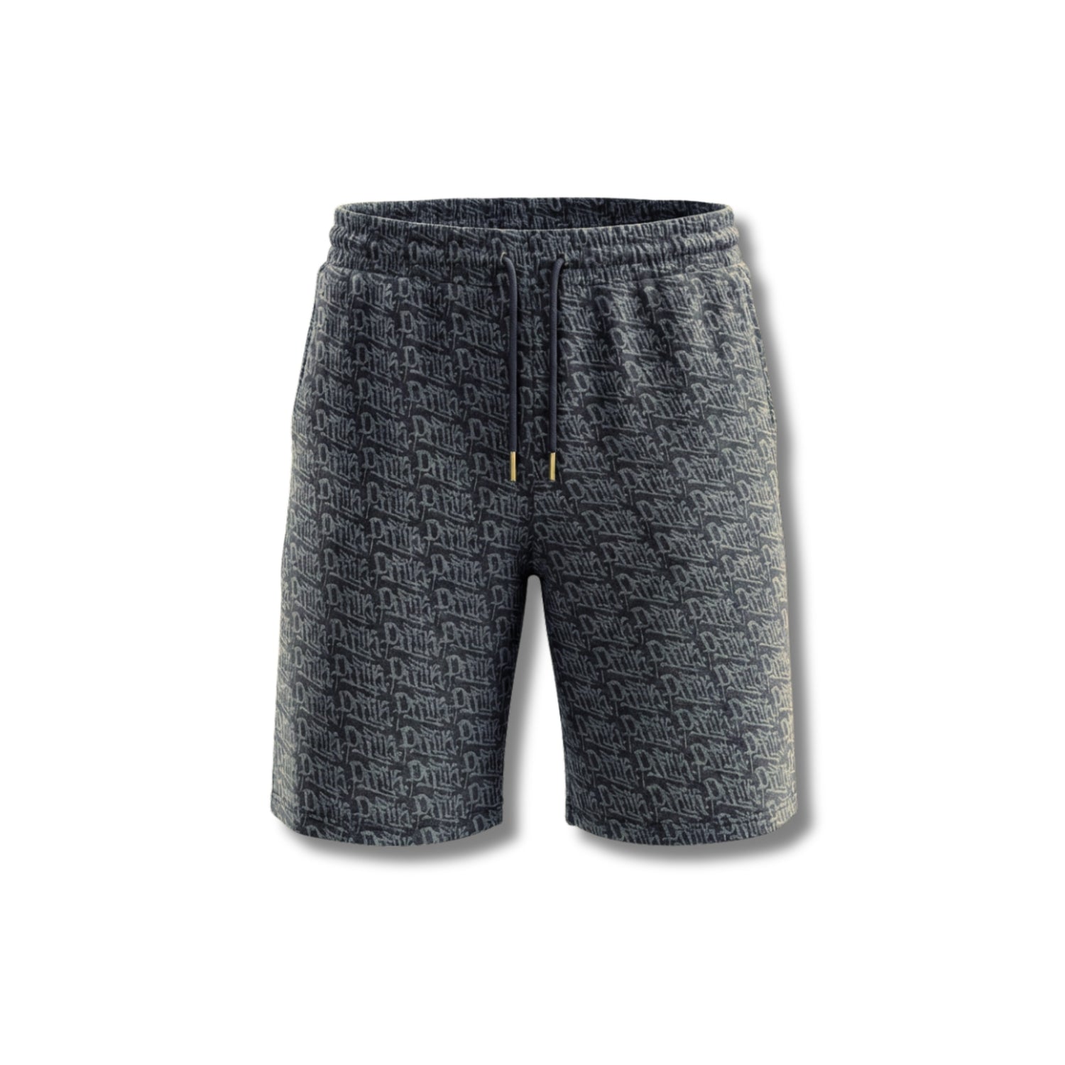 Monogram Shorts Charcoal