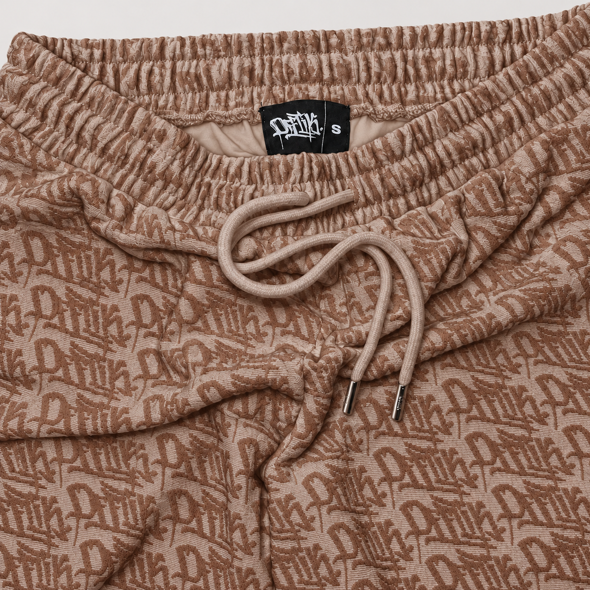 Monogram Shorts Beige