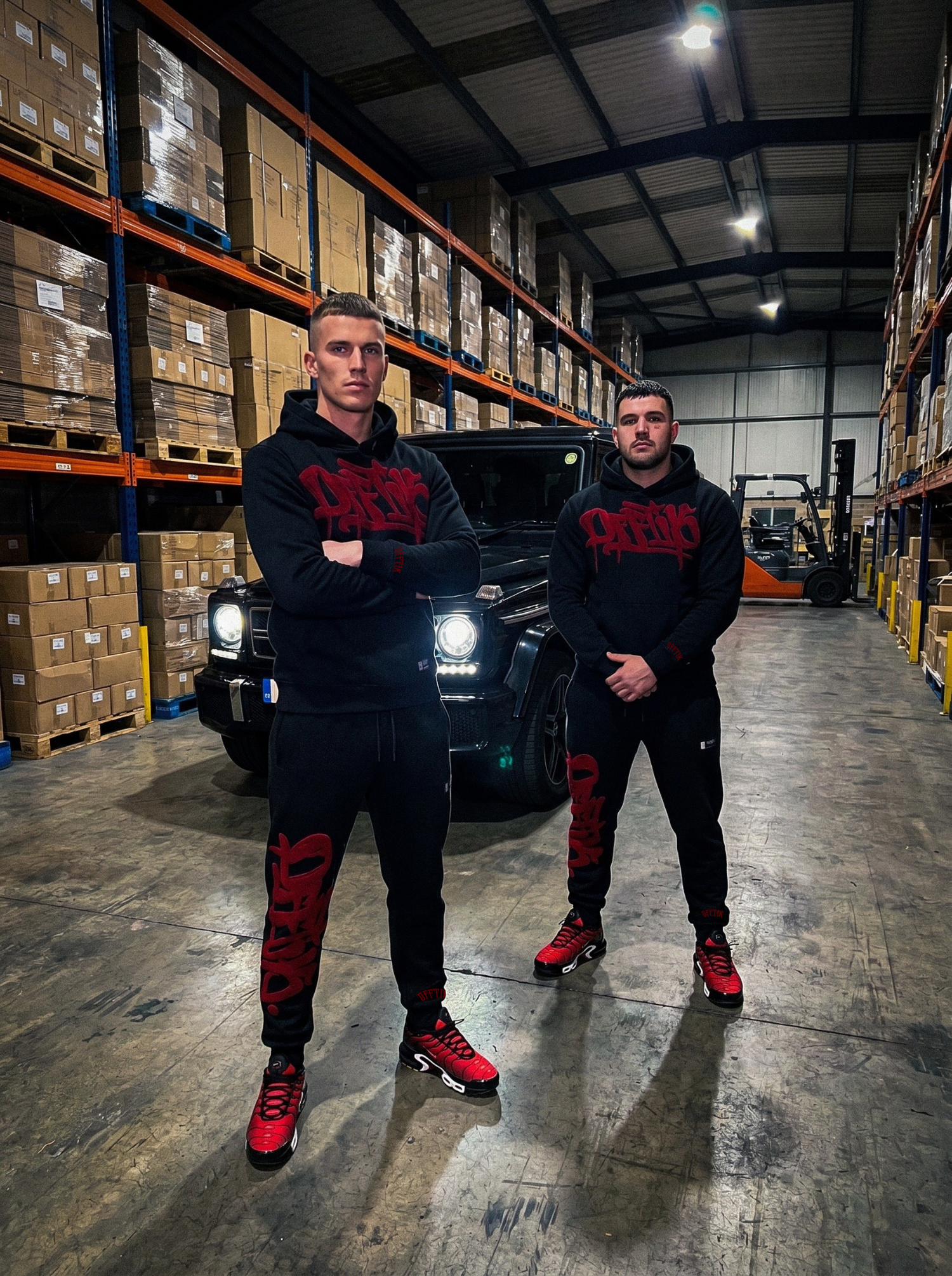 Signature Trackies Black/Red