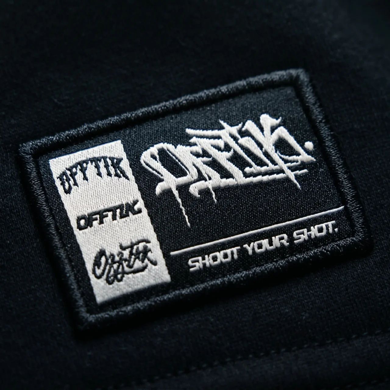 Two-Tone Trackies Black/Aqua
