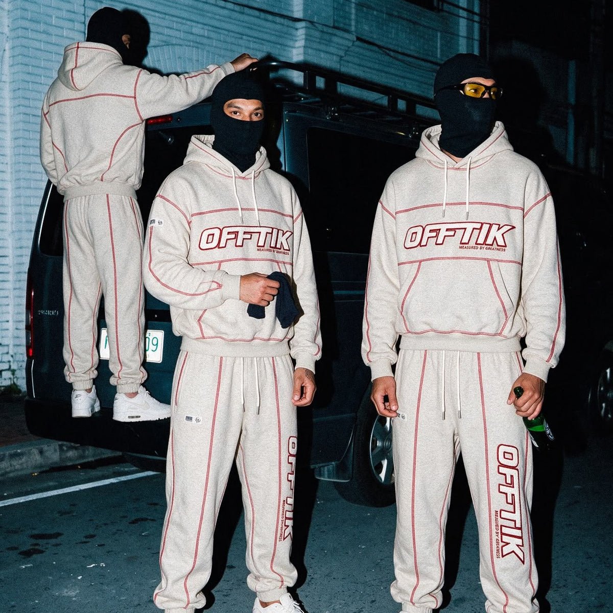 MBG Hoodie Grey/Red, image 3
