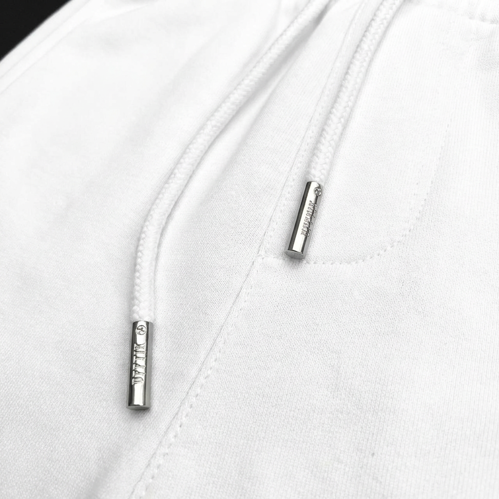 1 Year Anniversary Shorts White/Pink