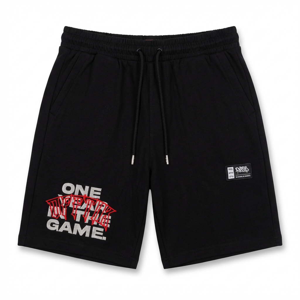 1 Year Anniversary Shorts Black/Red
