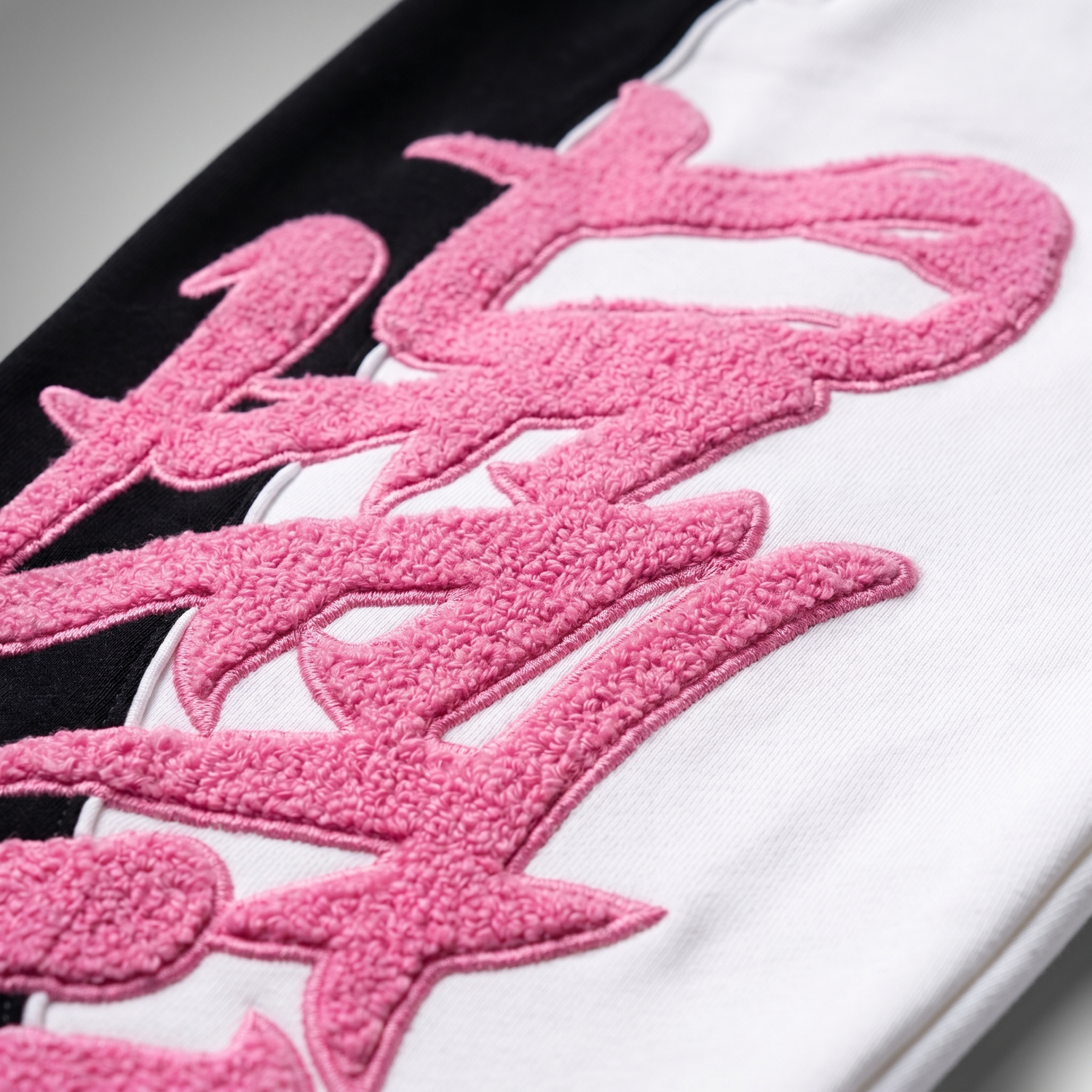 Two-Tone Trackies White/Pink
