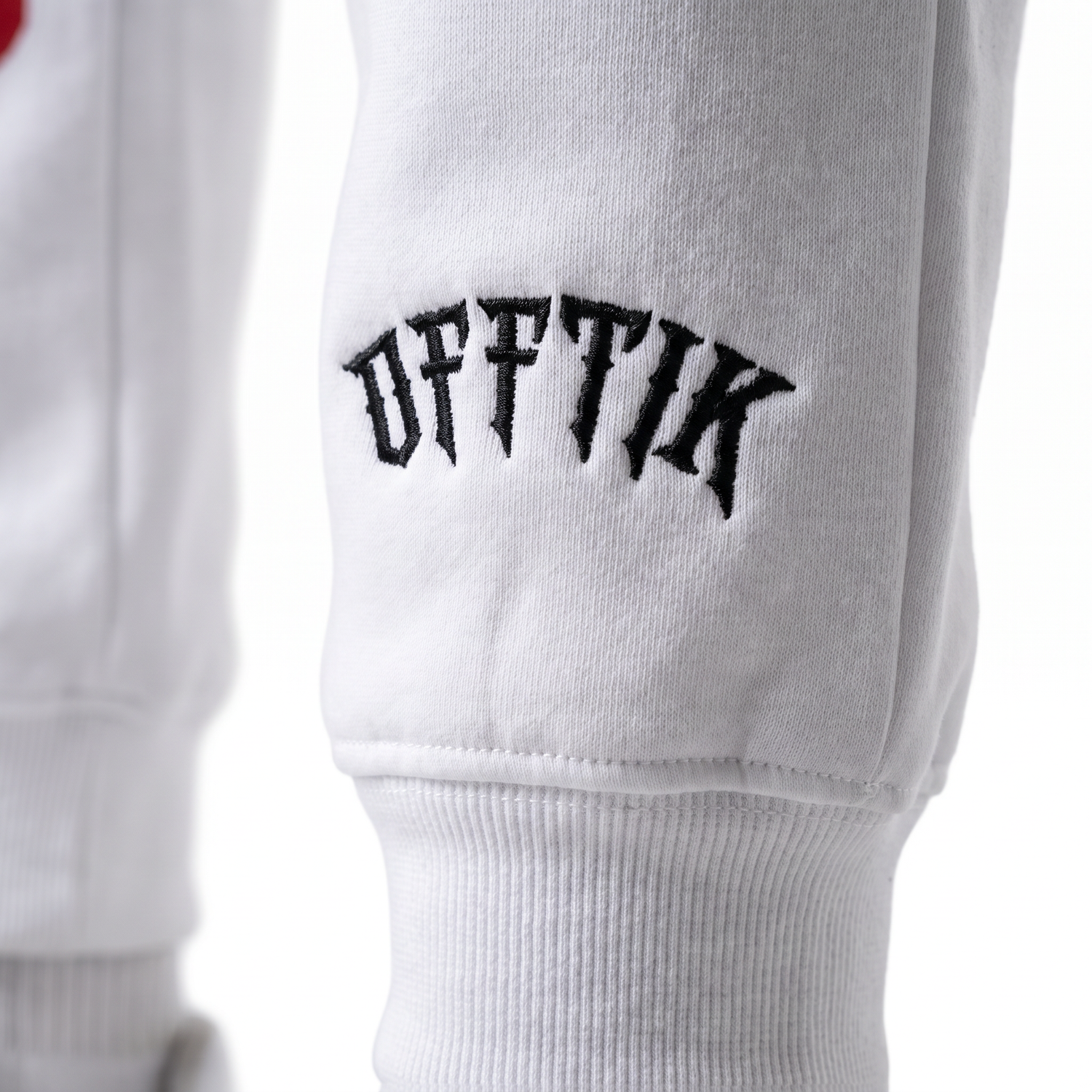Signature Trackies White/Red