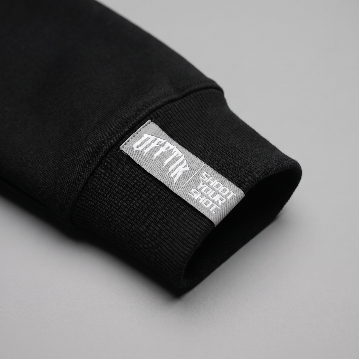 OFFTIK™ Signature Hoodie Black/Grey product detail, image 4